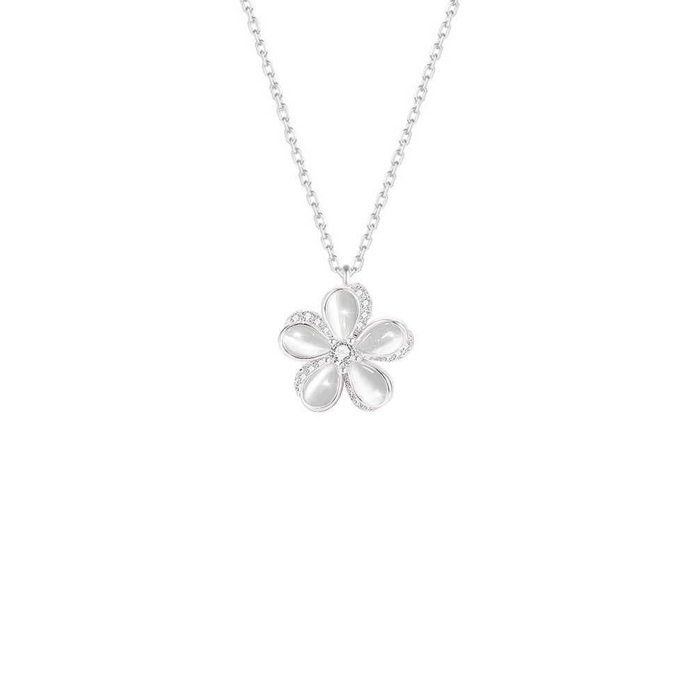 S925 Silver Daisy Necklace