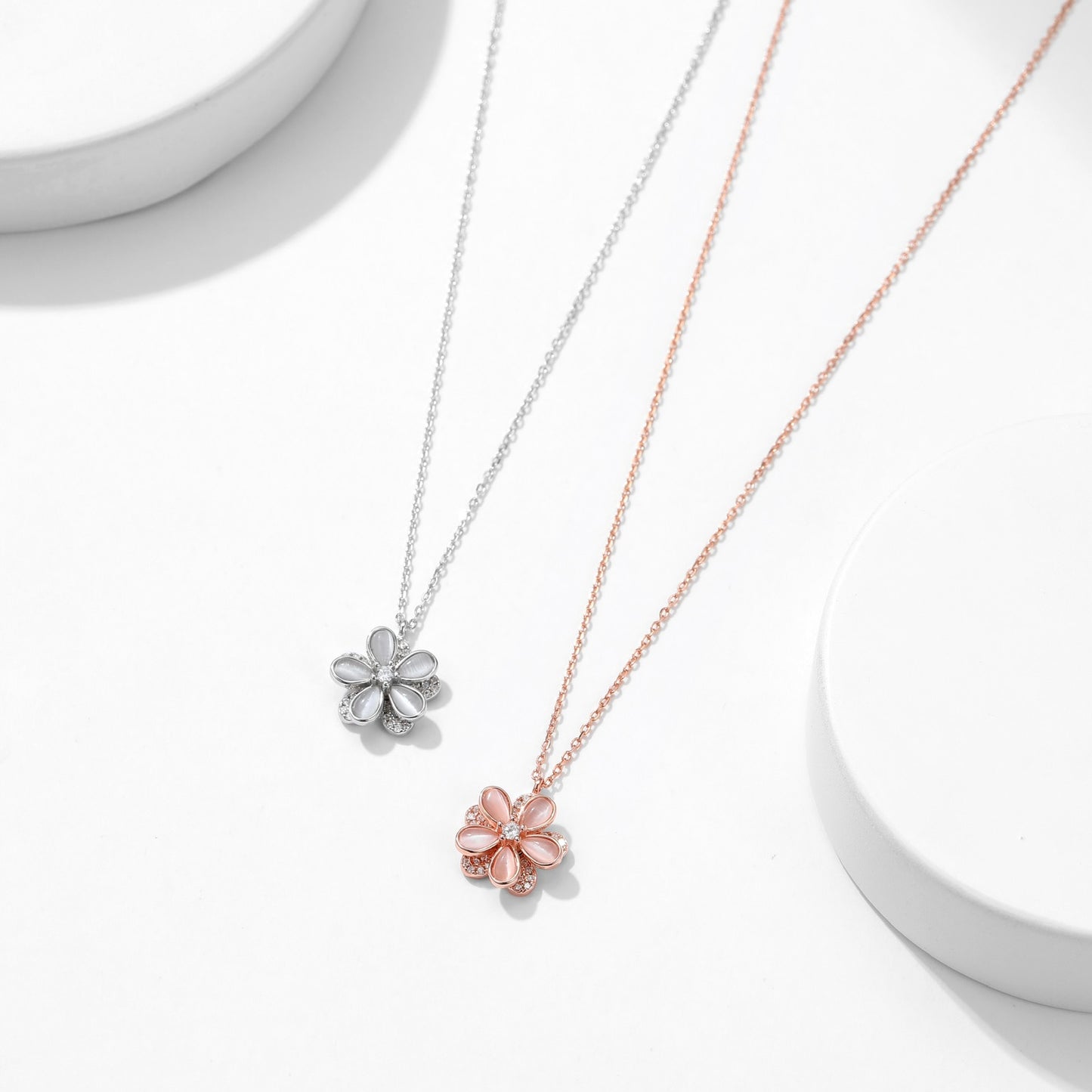 S925 Silver Daisy Necklace