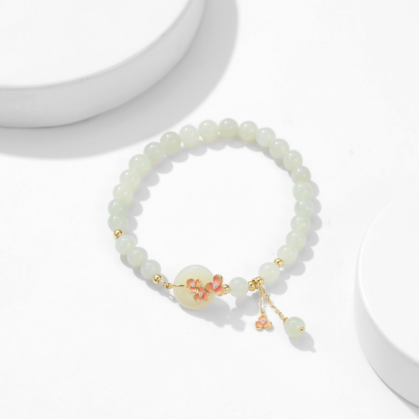 S925 Blossom Jade Bracelet