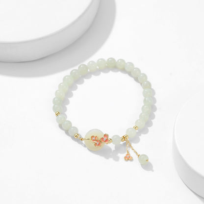 S925 Blossom Jade Bracelet