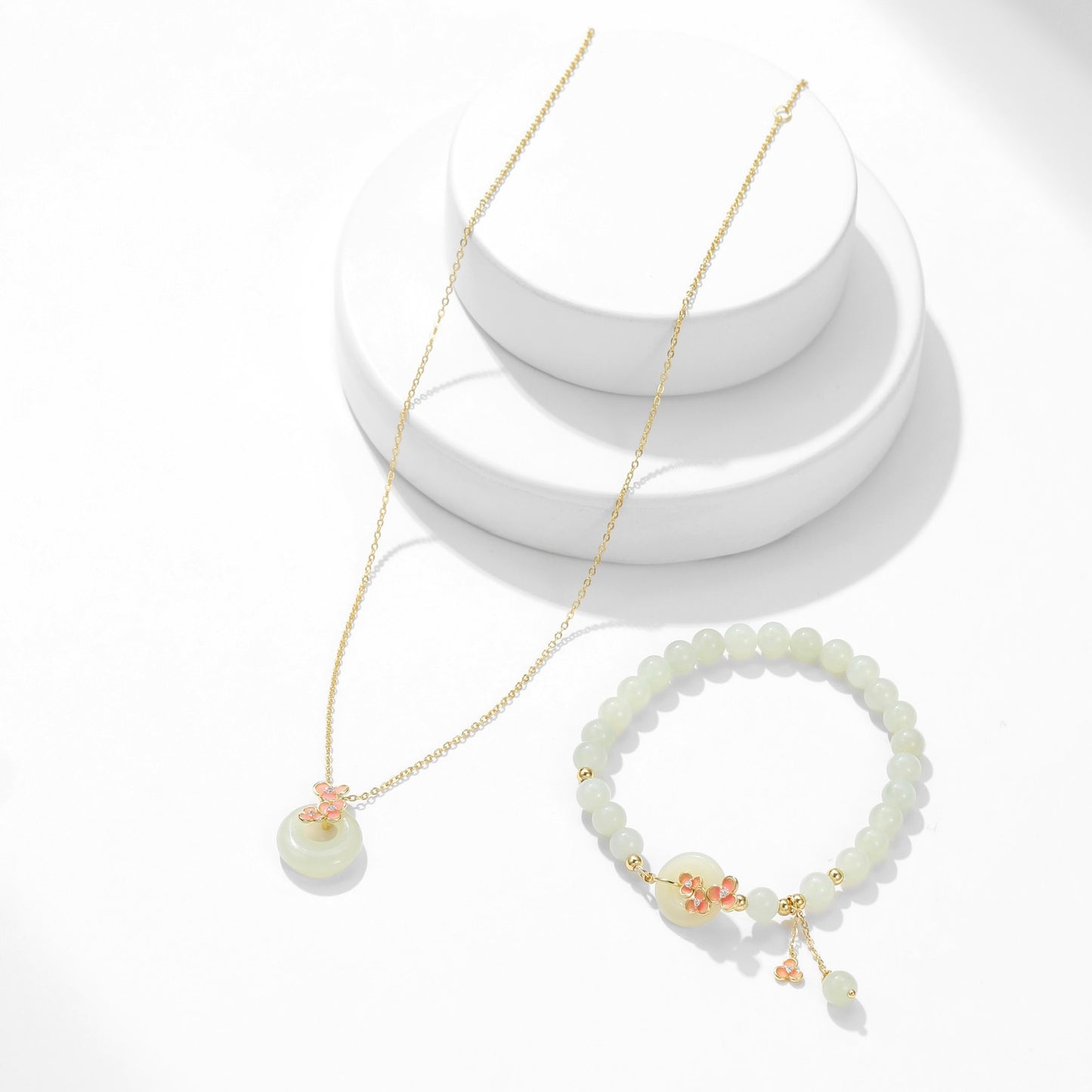 S925 Blossom Jade Bracelet
