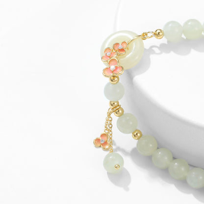 S925 Blossom Jade Bracelet