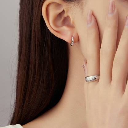 S925 Starry Night Silver Adjustable Ring